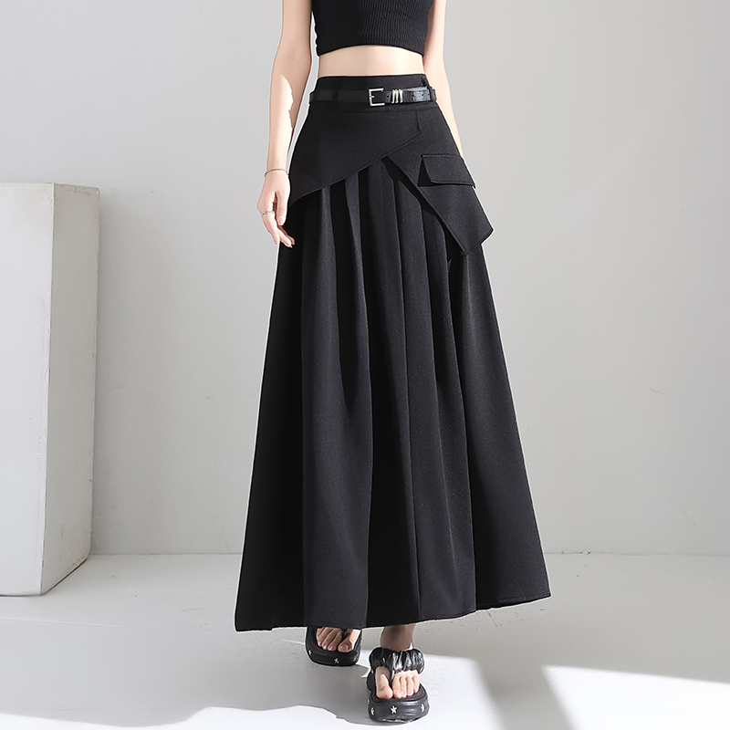 Korean style slim commuting fashion temperament skirt