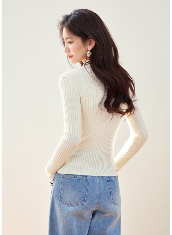 All-match autumn sweater college style tops for women