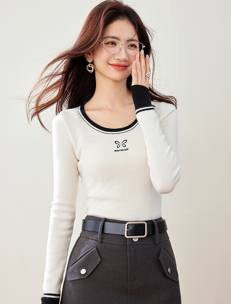 Inside the ride bottoming shirt autumn tops for women