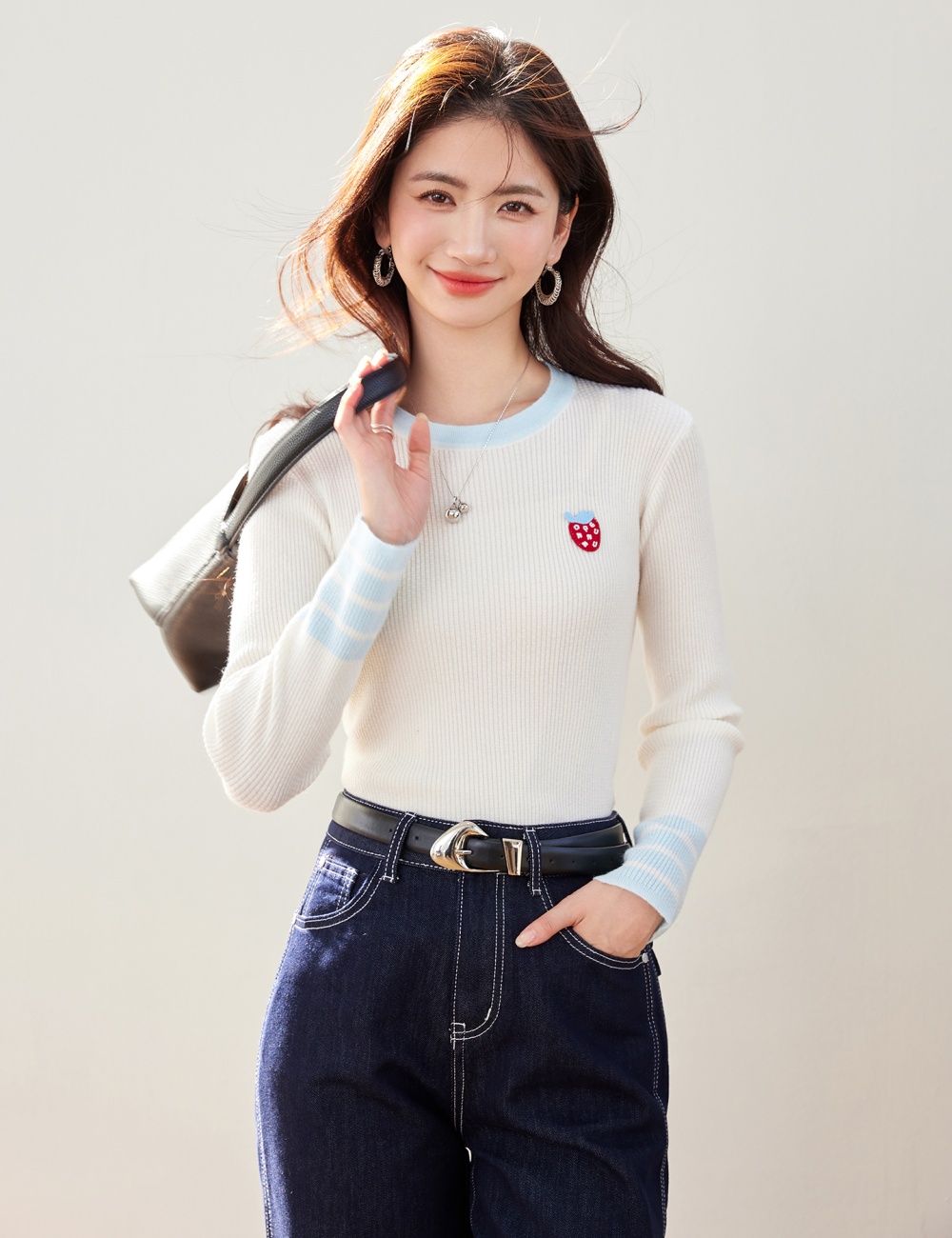 All-match bottoming shirt knitted sweater