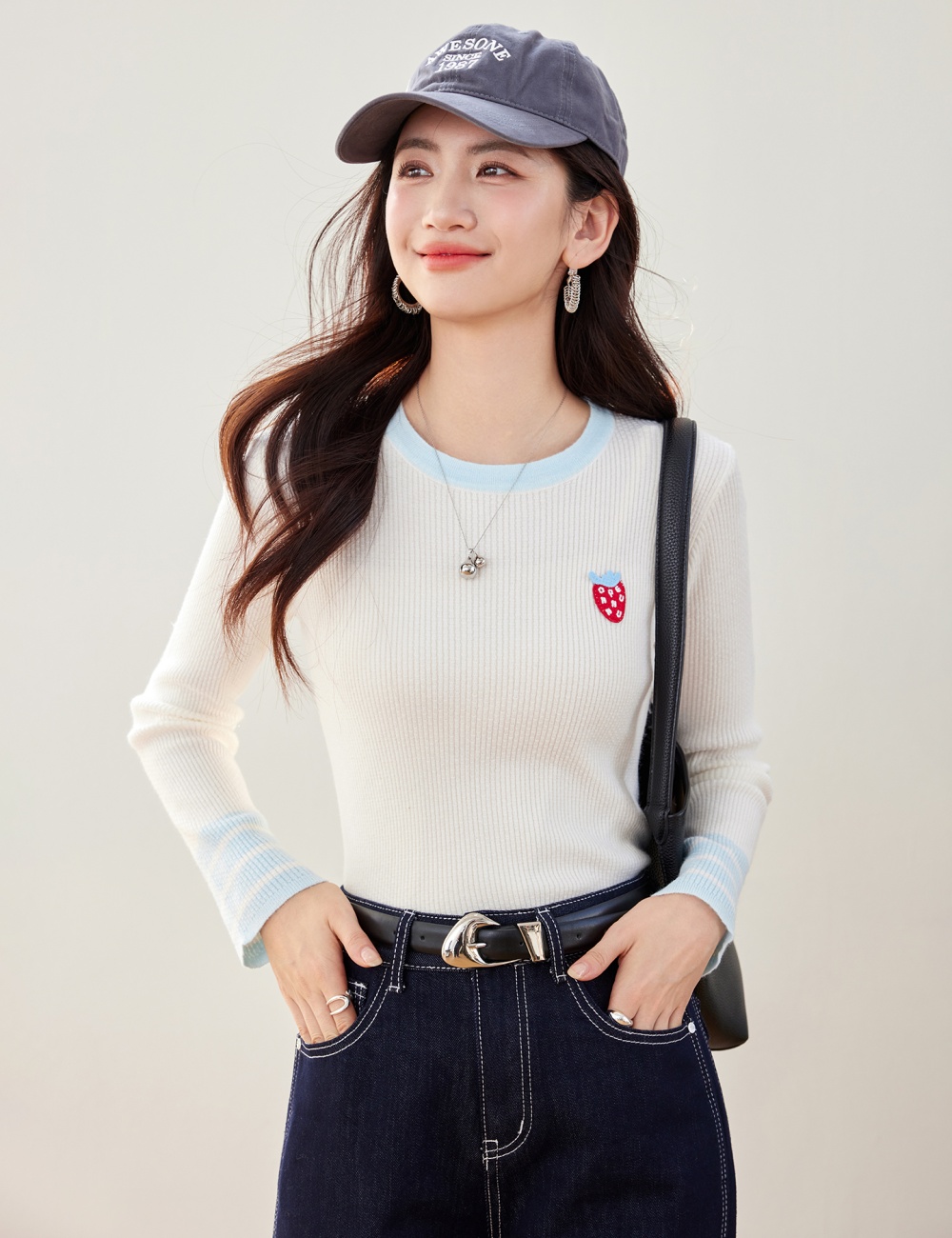 All-match bottoming shirt knitted sweater
