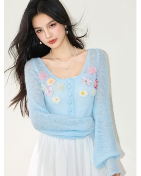 Autumn colors bottoming sweater knitted wool tops