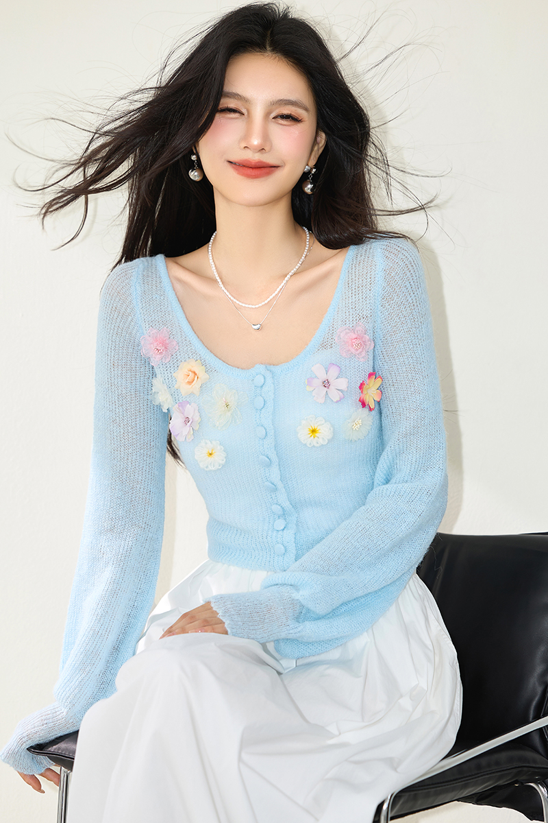 Autumn colors bottoming sweater knitted wool tops