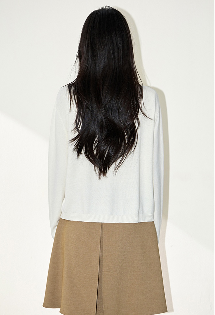 Bandage autumn tops knitted cardigan for women