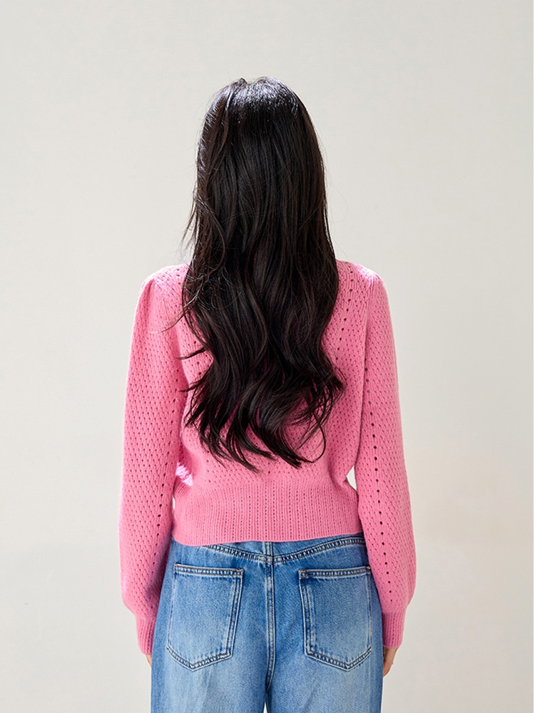 Lace autumn sweater temperament cardigan for women