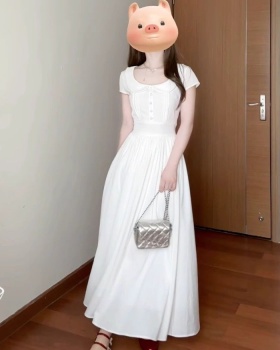 Temperament summer dress France style long dress