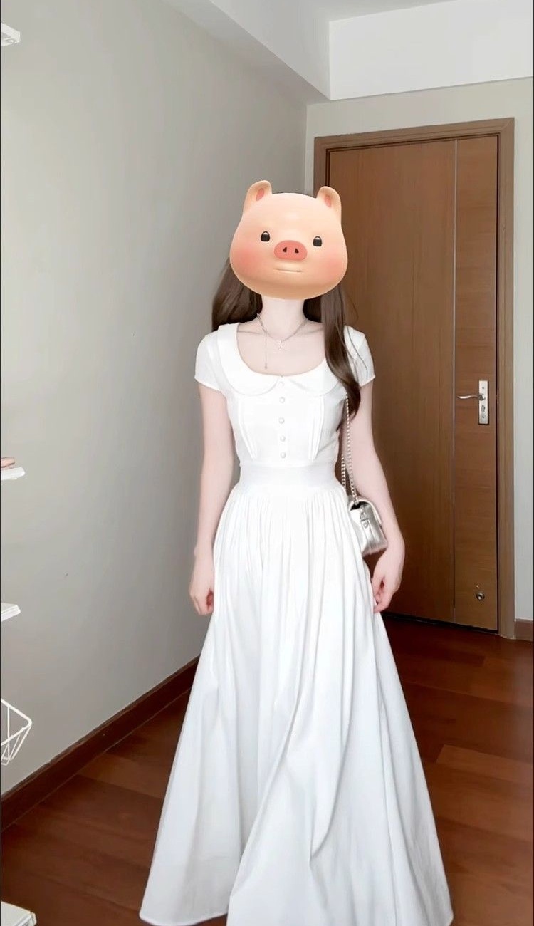 Temperament summer dress France style long dress