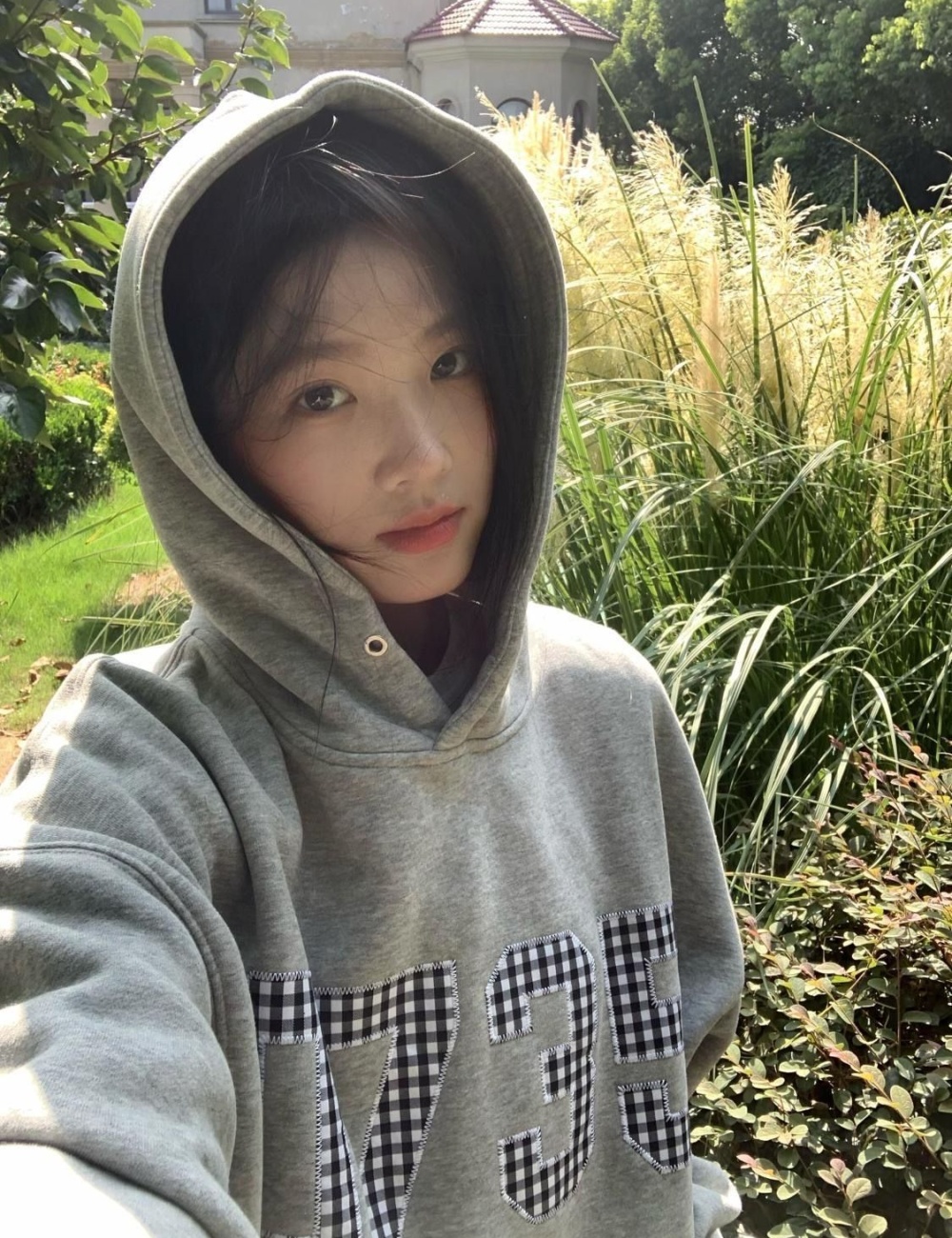 Complex milk silk plus velvet cotton hoodie for women