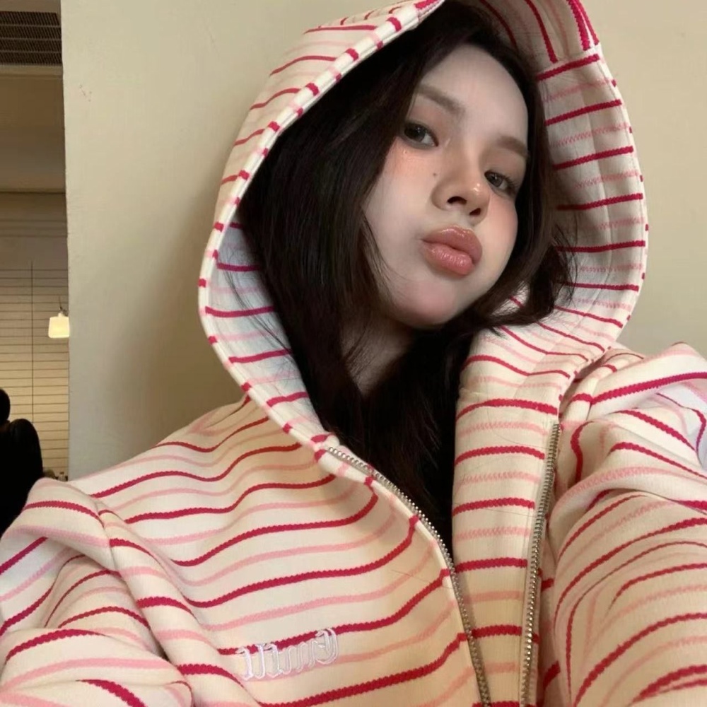 Long all-match loose hoodie thin long sleeve hooded cardigan