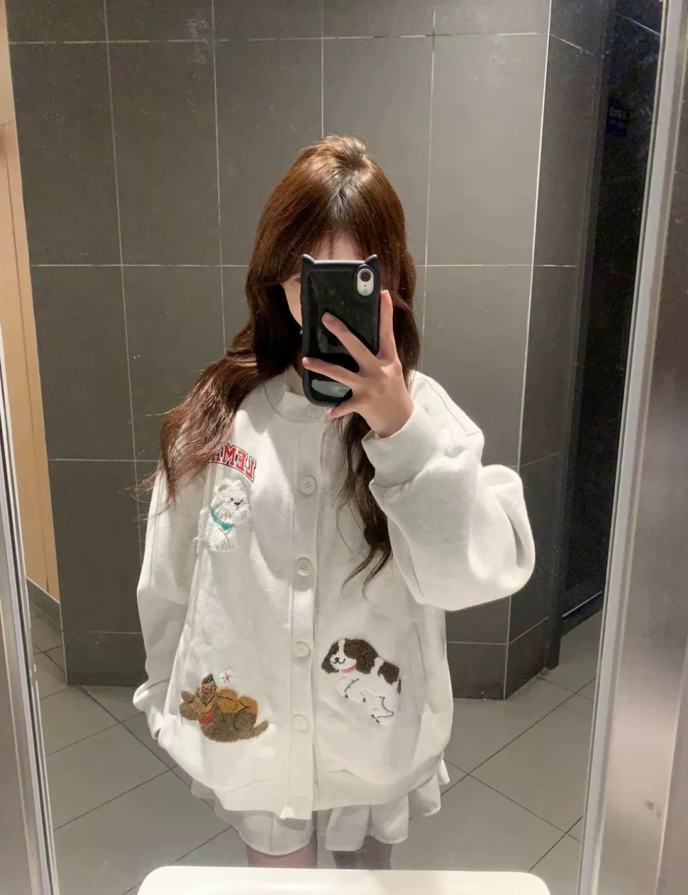 Cartoon spring and autumn towel Japanese style coat