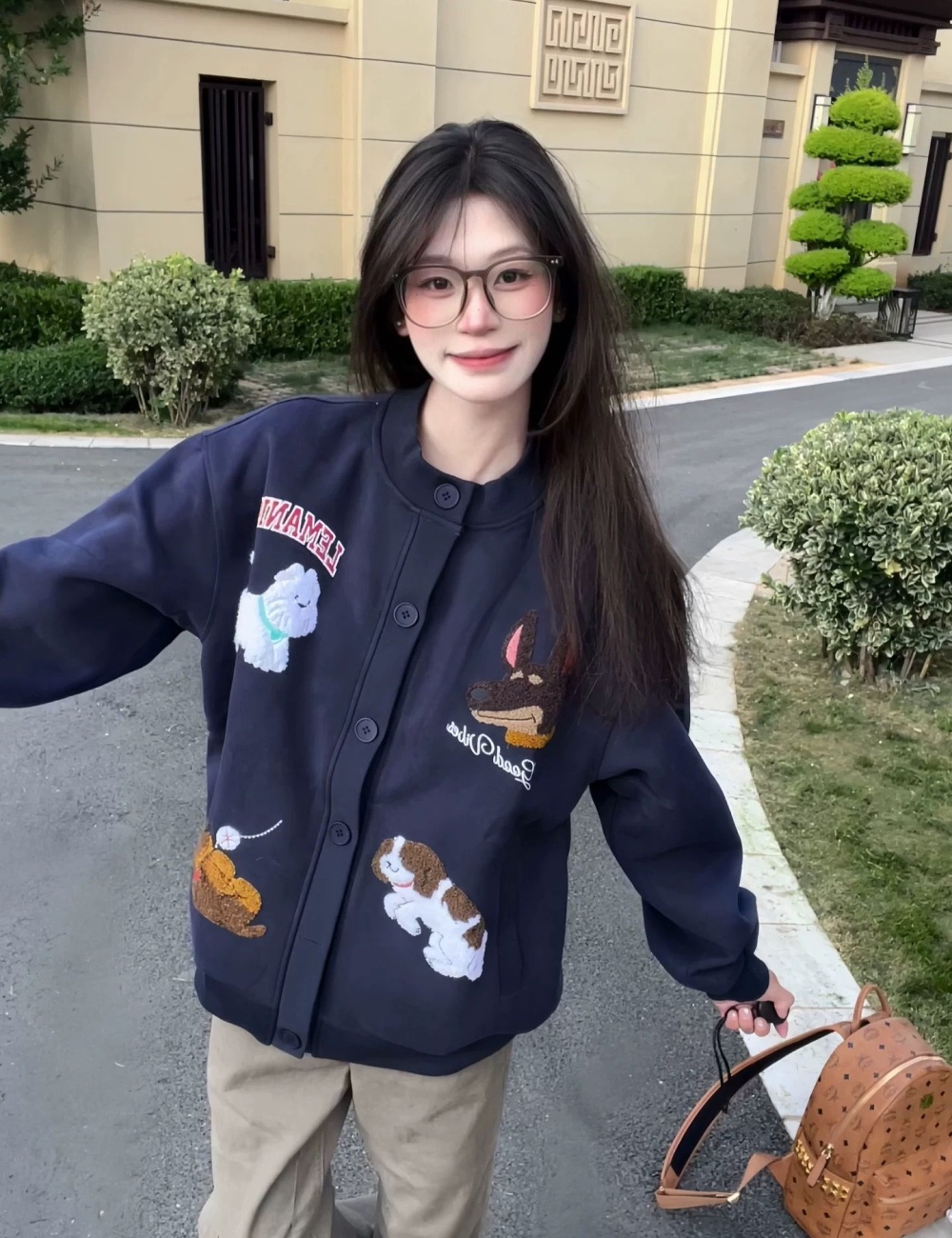 Cartoon spring and autumn towel Japanese style coat