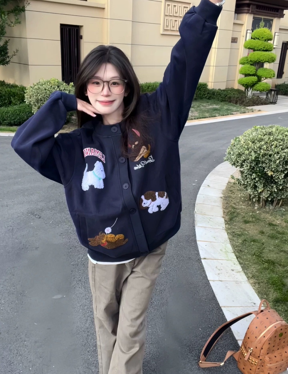 Cartoon spring and autumn towel Japanese style coat
