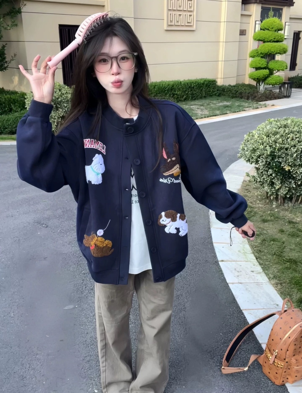 Cartoon spring and autumn towel Japanese style coat
