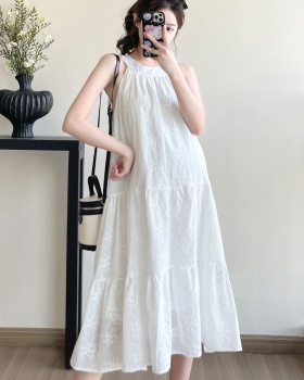 Halter France style spring and summer sling dress