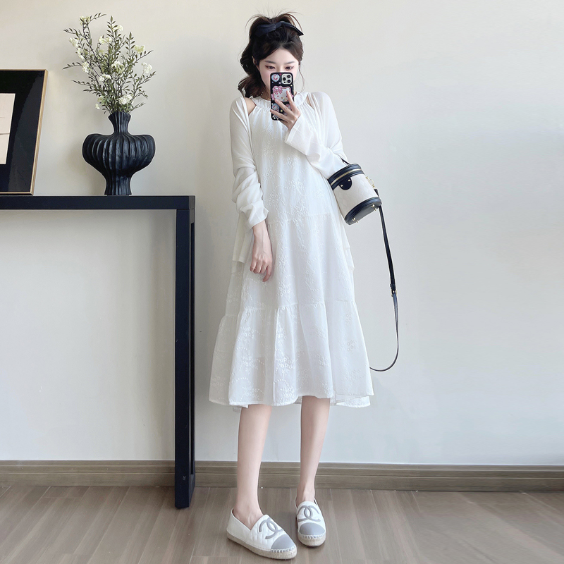 Halter France style spring and summer sling dress