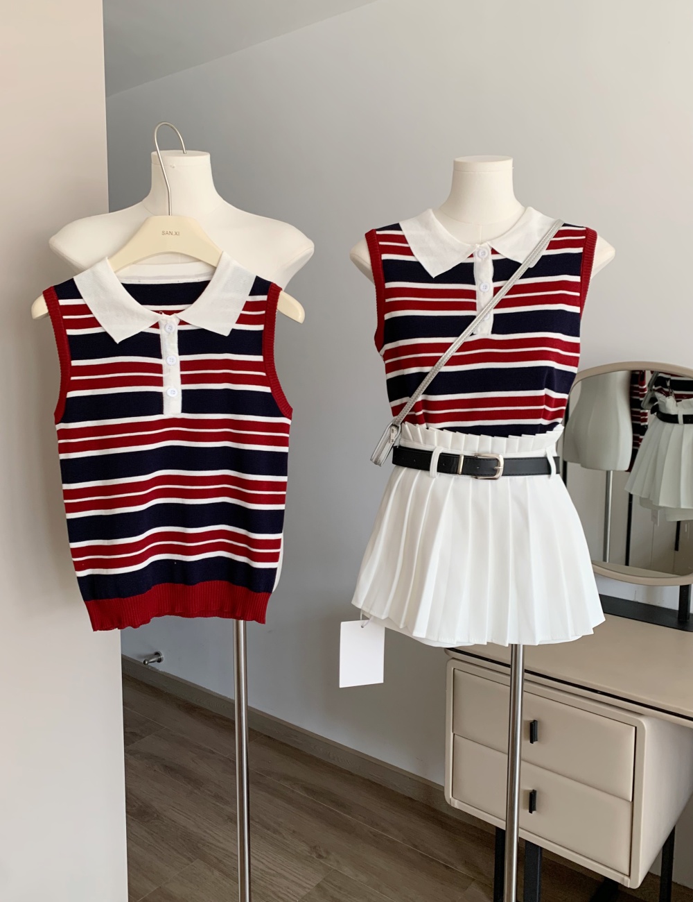 Wears outside summer skirt sling tops a set for women