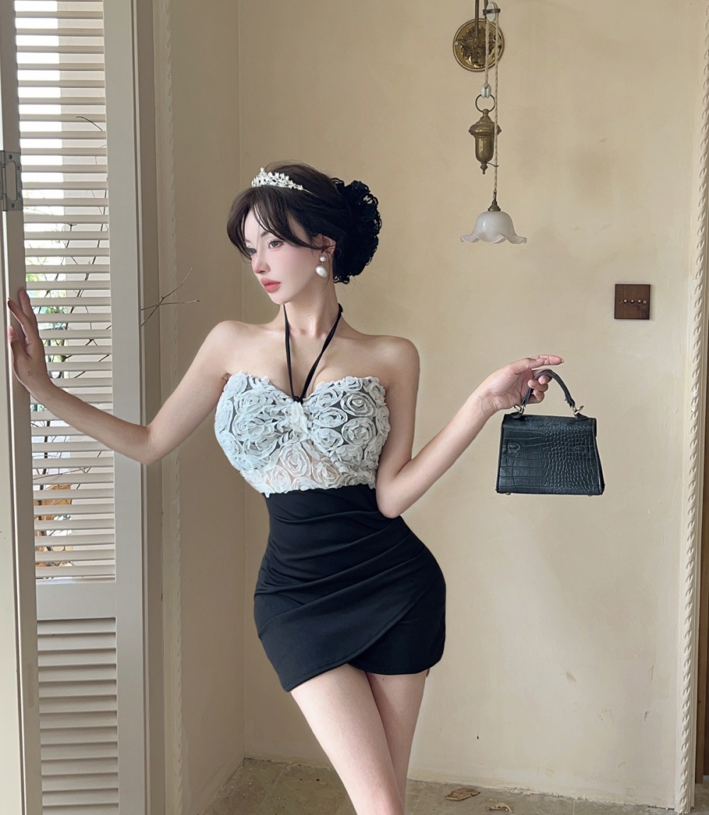 Spicegirl slim sexy tight splice Western style dress
