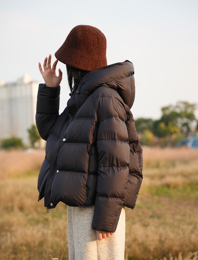 Slim thick down coat Korean style cotton coat for women