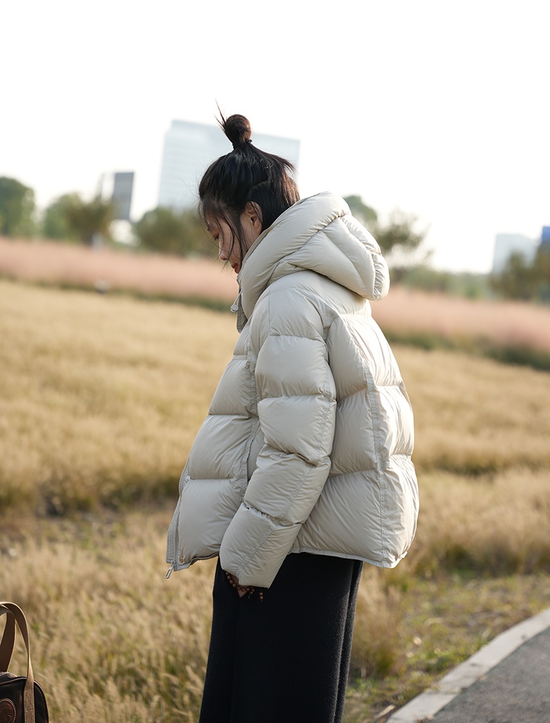 Slim thick down coat Korean style cotton coat for women