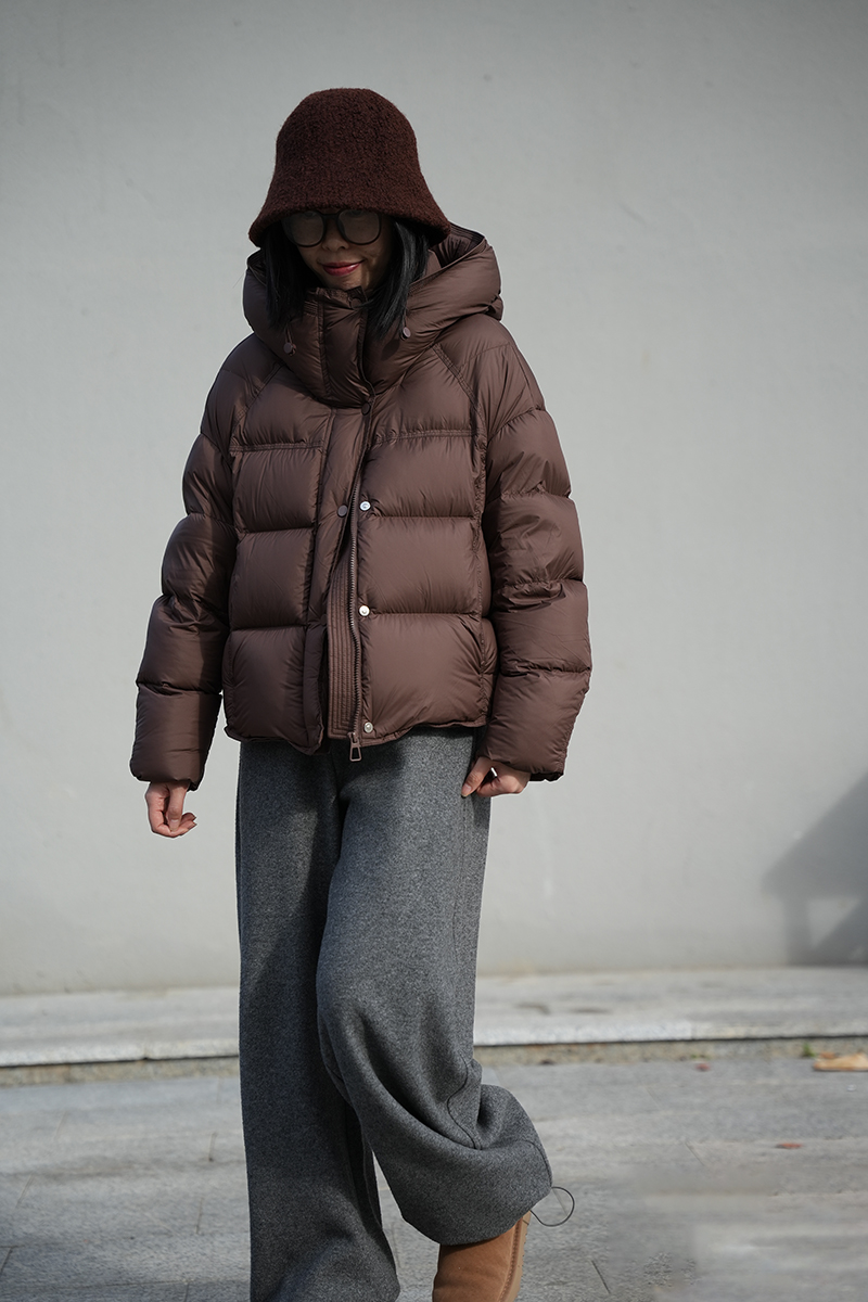Slim thick down coat Korean style cotton coat for women