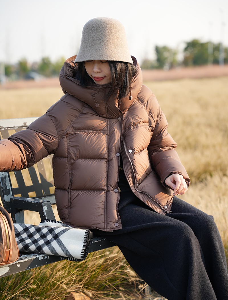 Slim thick down coat Korean style cotton coat for women