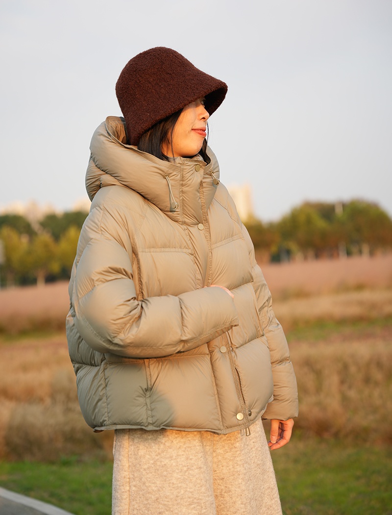 Slim thick down coat Korean style cotton coat for women