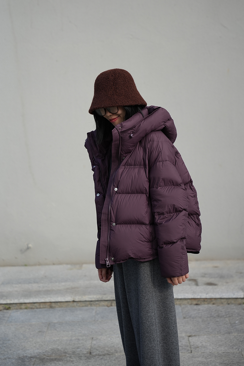 Slim thick down coat Korean style cotton coat for women