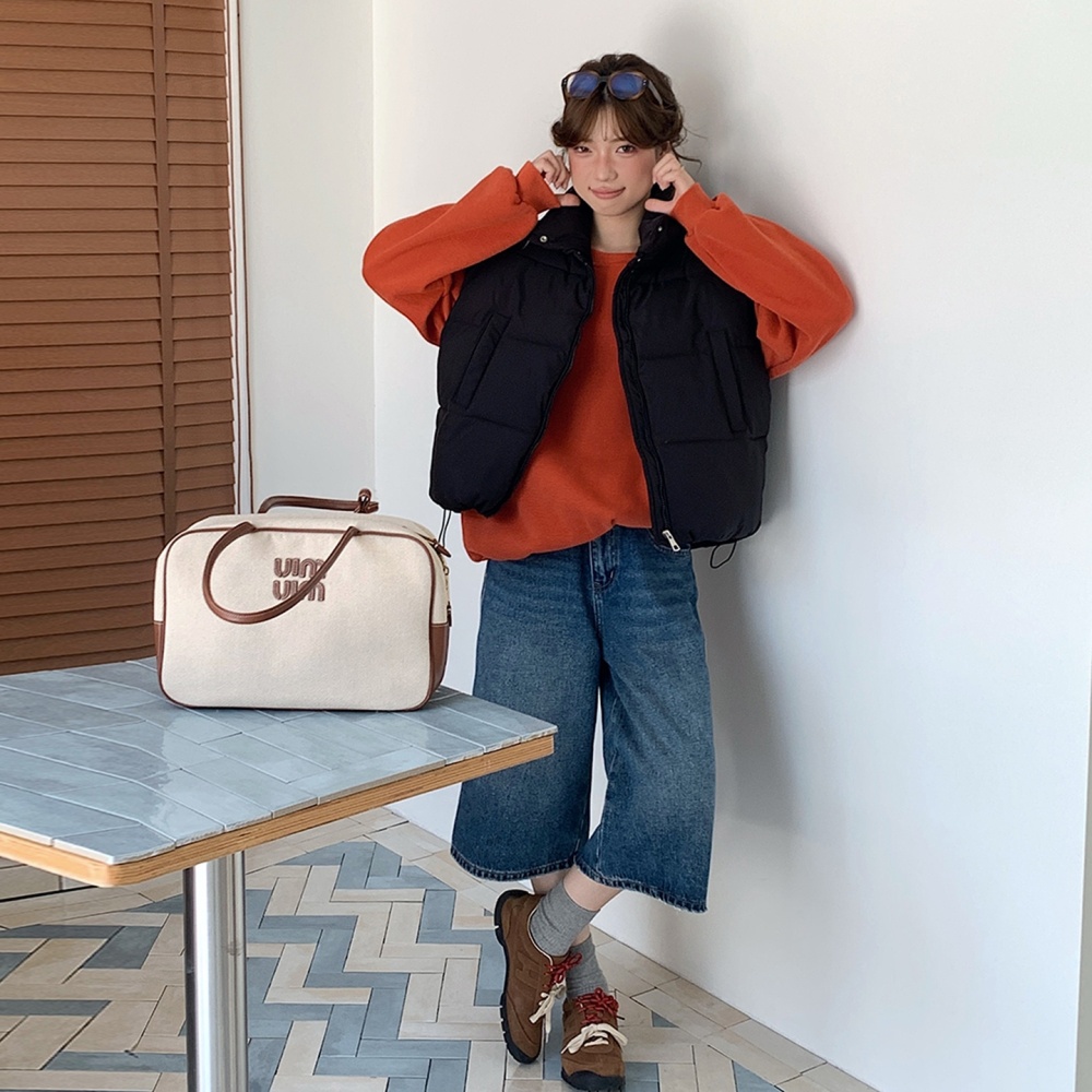 Korean style winter coat all-match vest for women