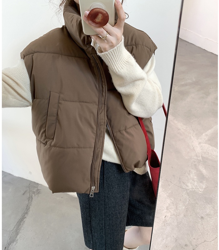 Korean style winter coat all-match vest for women
