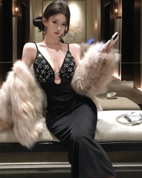 Long European style accessories spicegirl dress
