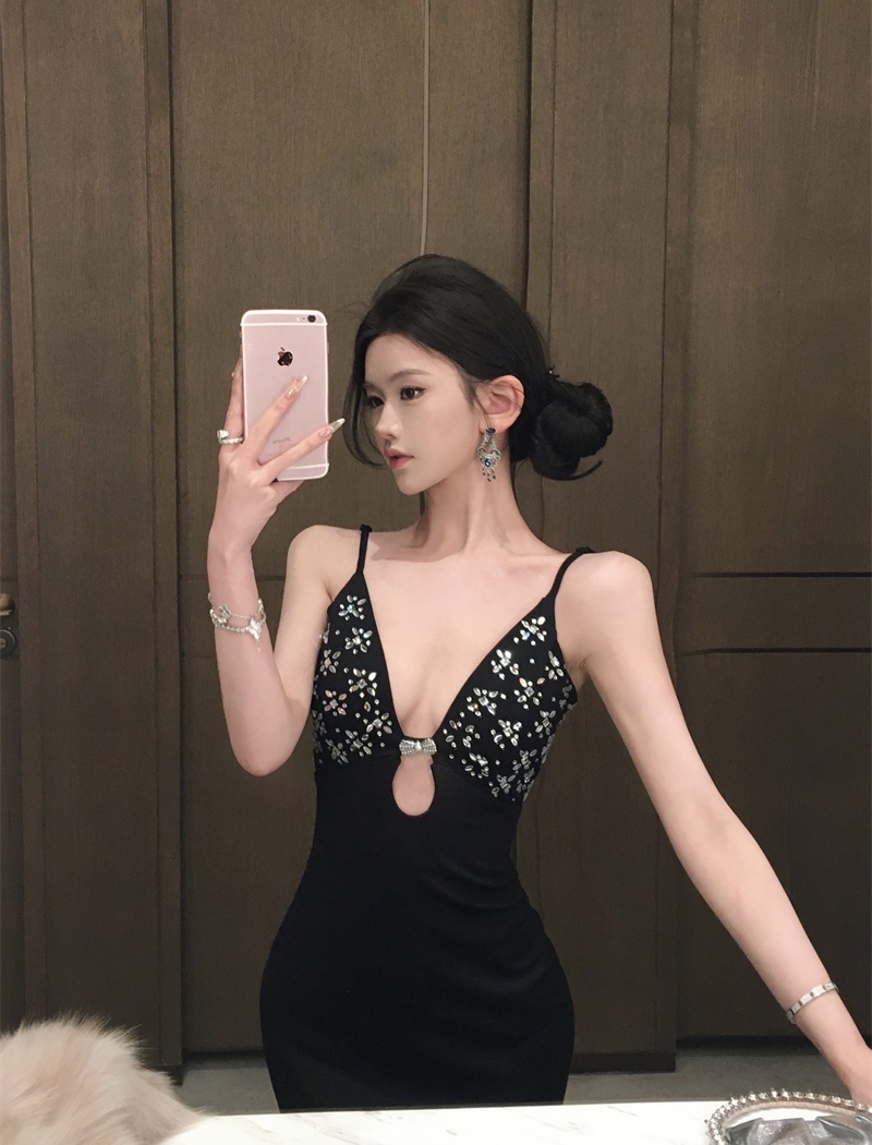 Long European style accessories spicegirl dress