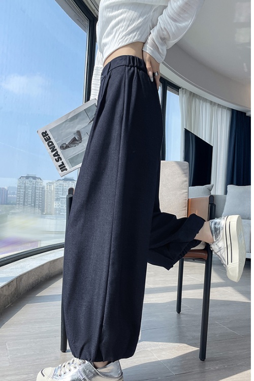 Casual nine tenths jeans high waist autumn business suit