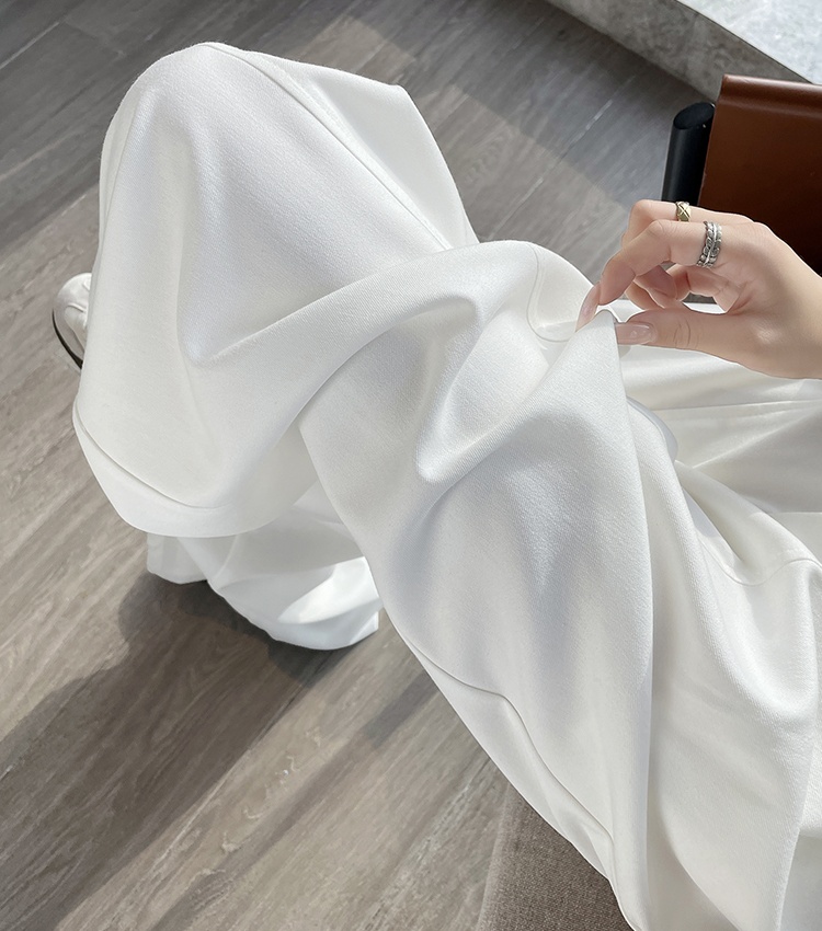 Slim straight wide leg pants Casual pants for women