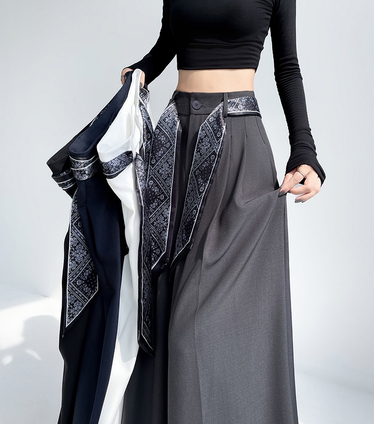 Autumn straight business suit loose pants for women