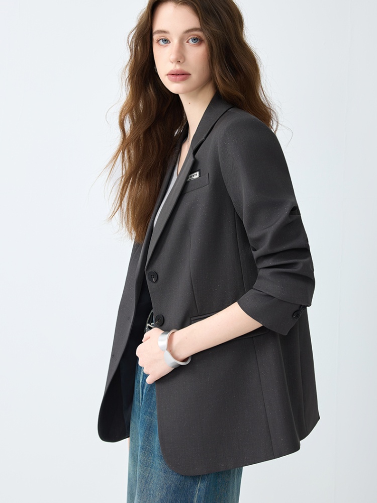 Temperament fashion coat spring business suit for women