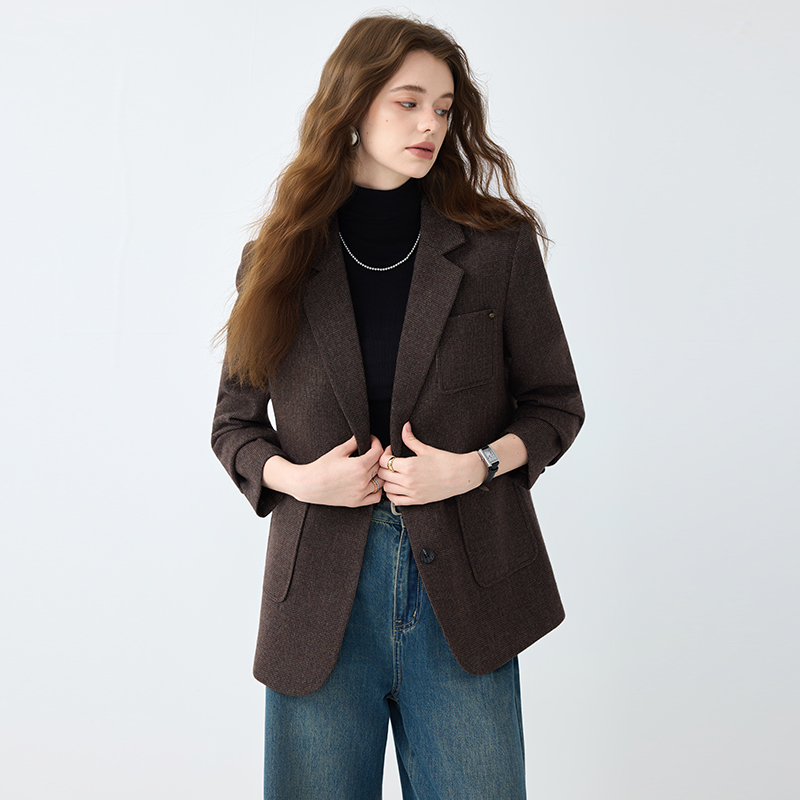 Fashion business suit spring coat for women