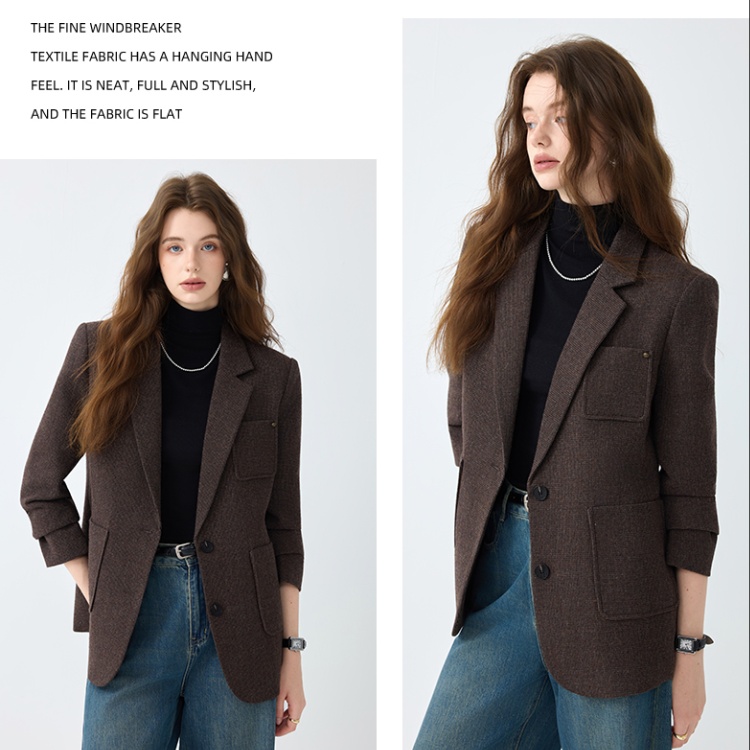 Fashion business suit spring coat for women