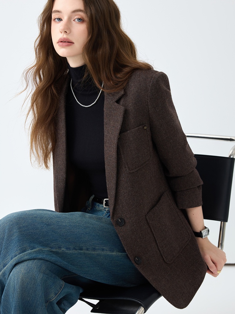 Fashion business suit spring coat for women