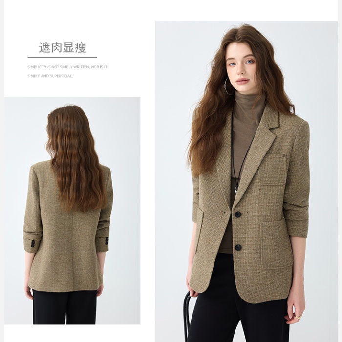 Fashion business suit spring coat for women