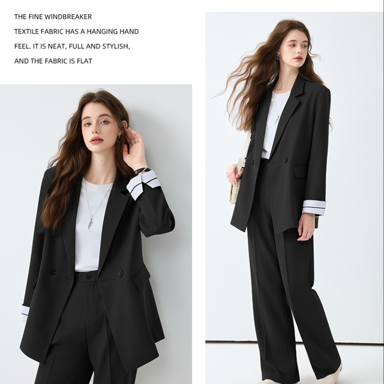 Spring suit pants temperament coat 2pcs set for women