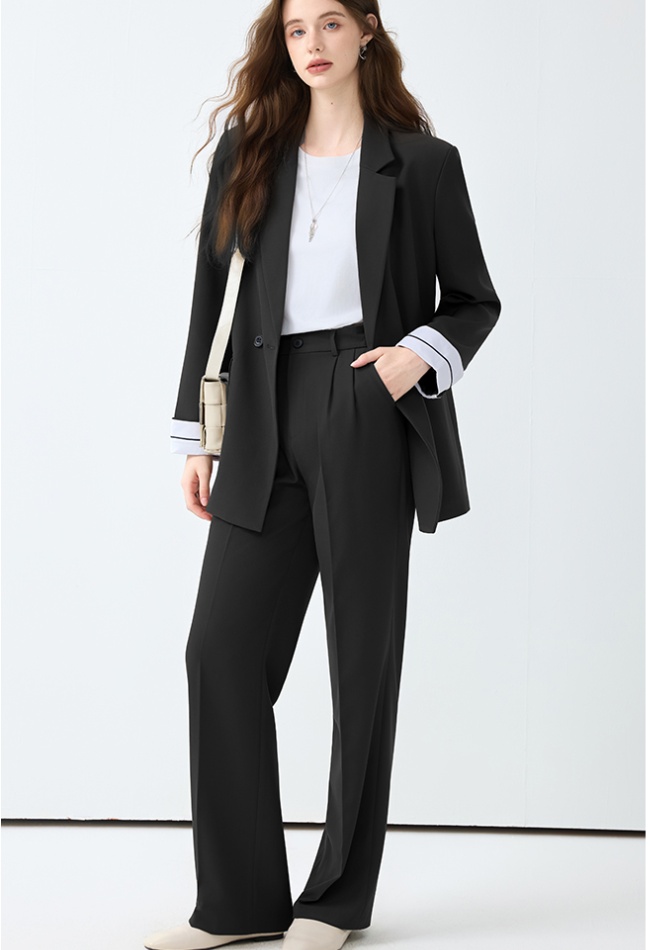 Spring suit pants temperament coat 2pcs set for women