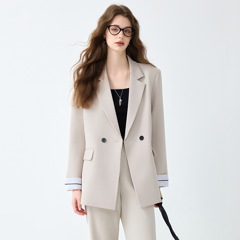 Spring suit pants temperament coat 2pcs set for women