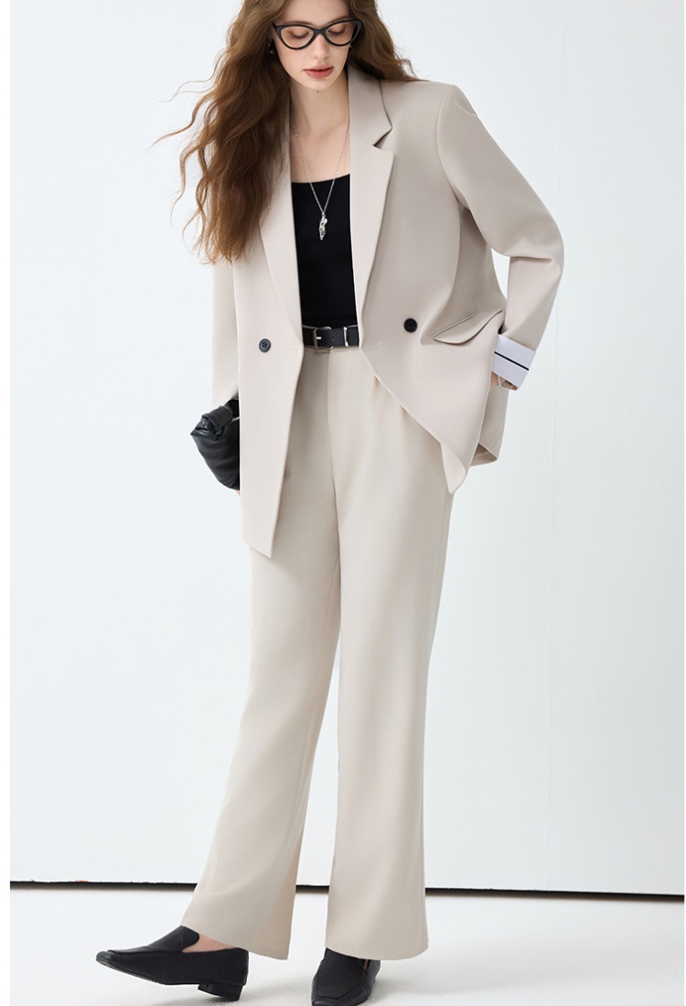 Spring suit pants temperament coat 2pcs set for women