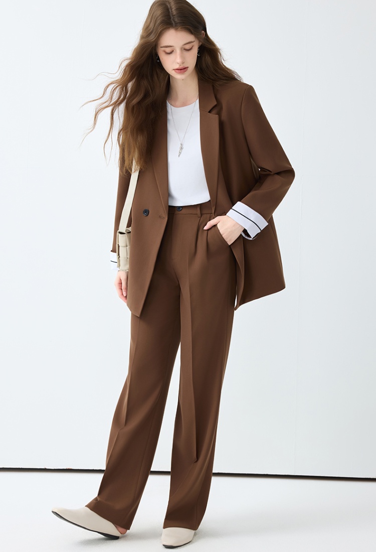 Spring suit pants temperament coat 2pcs set for women