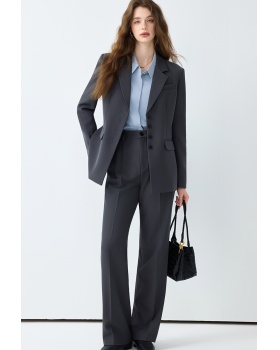 Temperament fashion suit pants spring coat 2pcs set