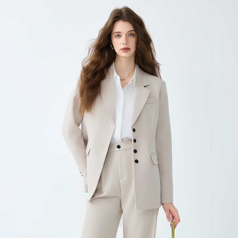 Temperament fashion suit pants spring coat 2pcs set