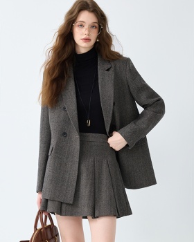 Temperament spring coat fashion business suit 2pcs set