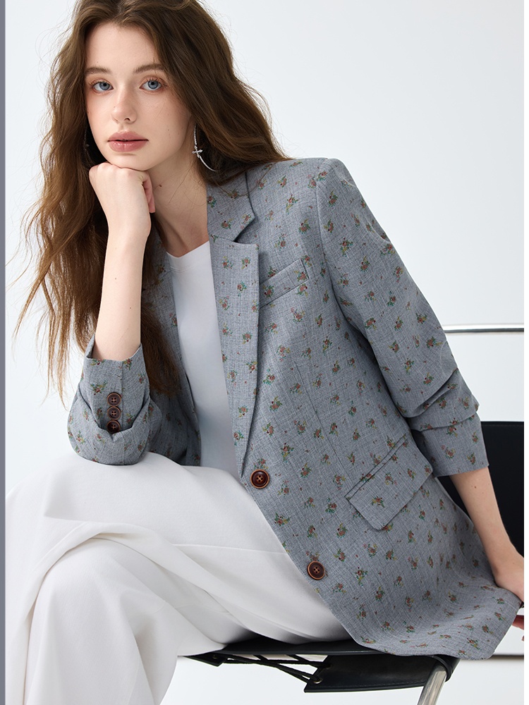 Fashion spring business suit temperament coat for women