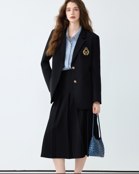 Spring temperament coat fashion skirt 2pcs set for women