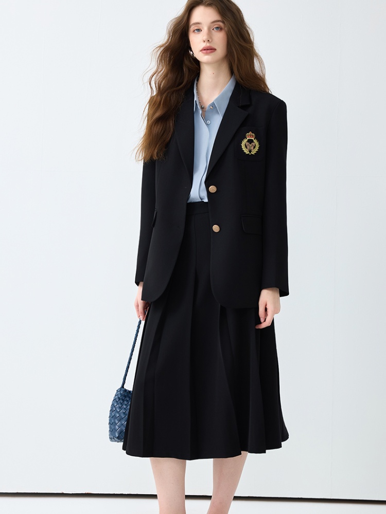 Spring temperament coat fashion skirt 2pcs set for women